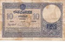 Marokko 10 Francs  12-06-1929- Serial A.1347 - P.17a