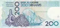Marokko 200 Dirham - Hassan II - 1987 - VF to XF - P.66a
