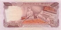 Marruecos 10 Dirhams - Hassan II - 1970 - P.57a