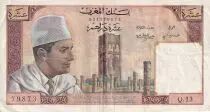 Marruecos 10 Dirhams - Mohammed V - Orange picking - 1960 - VF - P.54a