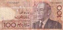 Marruecos 100 Dirhams - Hassan II - 1987 - F - P.65a