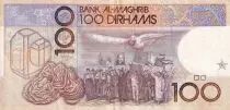 Marruecos 100 Dirhams - Hassan II - 1987 - VF to XF - P.65a