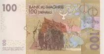 Marruecos 100 Dirhams Mohamed VI, Hassan II - 2002