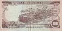 Marruecos 100 Francs - Hassan II - Factory - 1985 - F to VF - P.59b
