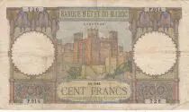 Marruecos 100 Francs - Ksar d\'A�t-ben-haddou - 14-05-1941 - Fine to VF - Serial F.914 - P.20