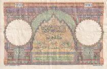 Marruecos 100 Francs - Ksar d\'A&iuml;t-ben-haddou - 19-04-1951 - VF - Serial X.42 - P.45