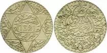 Marruecos 2 1/2 Dirhams - Abd Al-Aziz - 1320 (1903) - Silver - Berlin Mint
