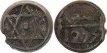 Marruecos 2 Falus Sidi Mohammed IV - 1277 (1861)