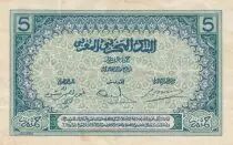 Marruecos 5 Francs Blue and green - 1924 - Serial C.4323 -  VF - P.9