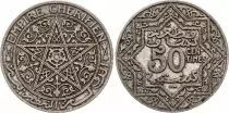 Marruecos 50 centimes Cherifian Empire - 1924 - Poissy