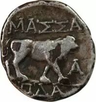 Marseille, Massalia - Drachme Légère Argent - HU / PDA 121 / 82 Av Jc