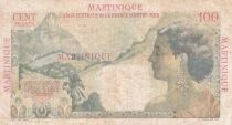 Martinica 100 Francs - La Bourdonnais - 1946 - Series S.51