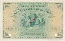 Martinica 100 Francs - Marianne  - 1944 - XF - P.25 - Specimen
