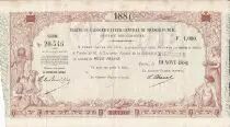 Martinica 1000 Francs, French colonial note - 1881
