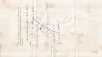 Martinica 2000 Francs - Traite du Tr&eacute;sor Public - Sign. Chazal - 18-10-1882- Kol.N&deg;46var