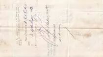 Martinica 2000 Francs - Traite du Tr&eacute;sor Public - Sign. Chazal - 18-10-1882- Kol.N&deg;46var