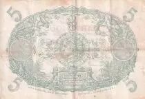 Martinica 5 Francs - Cabasson - Violet - 1901 (1934) - Serial X.283 - P.6