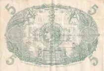 Martinica 5 Francs Cabasson - Purple 1901 (1934) Serial Y.253 - VF - P.6