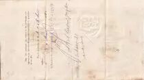 Martinica 5000 Francs - French colonial note - Sign. Chazal - 18-10-1882- Kol.N&deg;46