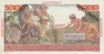 Martinica 5000 Francs Sch?lcher - 1946 Specimen