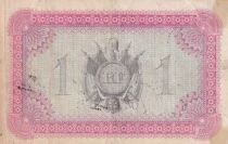 Martinique 1 Franc - Red - Arms of Martinique - 1915 - Series 011620