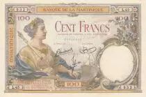 Martinique 100 Francs Femme au sceptre - 1945 S&eacute;rie L.45