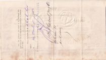 Martinique 1000 Francs - French colonial note - Sign. Chazal - 18-10-1882- Kol.N°45