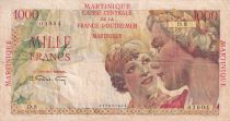 Martinique 1000 Francs - Union française - ND (1946) - Série D.8 - P.33