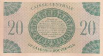 Martinique 20 Francs - Marianne  - 1944 - XF - P.24