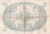 Martinique 5 Francs - Cabasson - Violet - 1901 (1934) - Serial X.283 - P.6