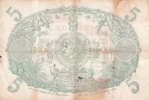 Martinique 5 Francs - Cabasson - Violet - 1901 (1934) - Série variées - P.6