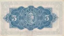 Martinique 5 Francs Liberty - 1942 - Serial Q.59
