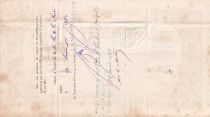 Martinique 500 Francs - Traite du Trésor Public - Sign. Chazal - 18-10-1882- Kol.N°43