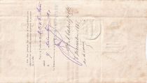 Martinique 5000 Francs - French colonial note - Sign. Chazal - 18-04-1883 - Kol.N°46var