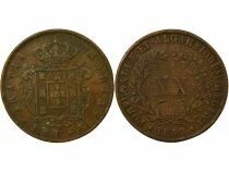 Mary II - 20 Reis - 1850 Lisbon