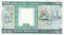 Mauretanien 1000 Ouguiya - Dromedary and fish - 1989 (2024) - Serial Z015