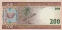 Mauretanien 200 Ouguiya - Boat - Palm tree - Handicraft - 28-11-2004 - Serial BA