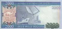 Mauretanien 2000 Ouguiya - Boat - Camel - 28-11-2011 - Serial AC
