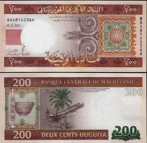 Mauretanien Serial of 4 Notes - 100,200,500,1000 Ouguiya - 2013-2015