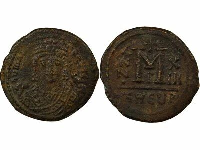 Maurice - Follis, 2nd Type - Year 13 (594 / 595) Antioch