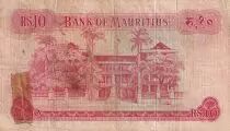 Mauricio 10 Rupees - Elisabeth II - ND (1967) - Parliament - Serial Z.1 - P.31cr