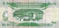 Mauricio 10 Rupees - Parliament - Bridge - ND (1985) - Serial A.49 - P.35