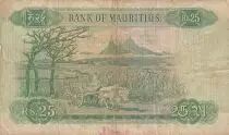 Mauricio 25 Rupees - Elisabeth II - Serial A.10 - P.32b