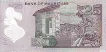 Mauricio 25 Rupees - M. Ah-Chuen - Fisherman - House - Polymer - 2021 - P.NEW