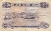 Mauricio 50 Rupees - Elizabeth II - ND (1973-1982) - P.33c