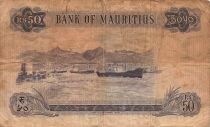 Mauricio 50 Rupees - Elizabeth II - ND (1973-1982) - P.33c