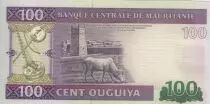 Mauritania 100 Ouguiya - Musical instruments - Cow - 28-11-2015 - Series AD