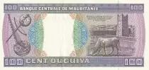 Mauritania 100 Ouguiya - Village - Cow - 1999 - P.4i