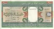 Mauritania 500 Ouguiya - Mine - Farmers - 28-11-2002 Serial L.016