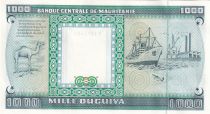 Mauritanie 1000 Ouguiya - Dromadaire et poissons - 1989 (2024) - Série Z015